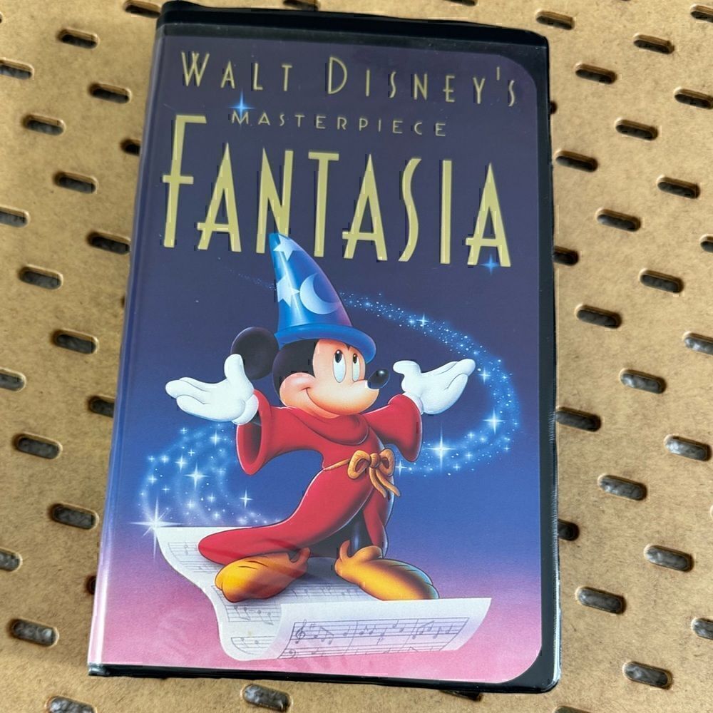 Walt Disney's Masterpiece Fantasia (VHS, 1991) Real Black Diamond 1132 Edition